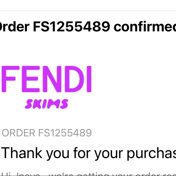 Fendi x skims body suit has been all over social media! NWT. Comes with big box. - Picture 7 of 8